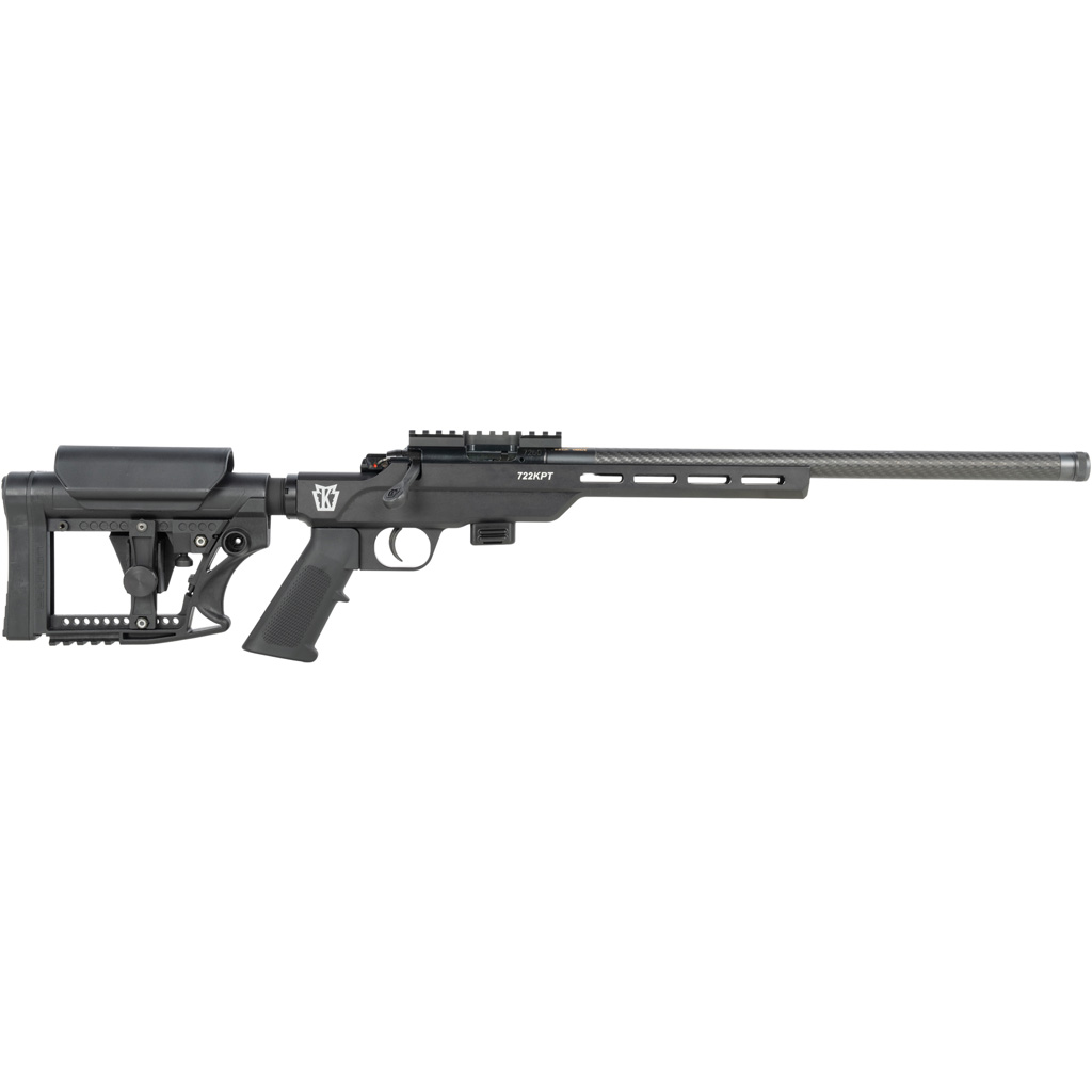 Keystone Carbon Precision Trainer Model 722 Rifle 22 lr 16.5in Alum BLK/Carbon Threaded Barrelw/Case - Keystone
