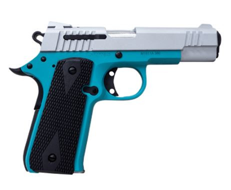 Citadel CIT380TEAL 1911-A1 Baby Citadel .380 ACP 3.75" 7+1 Aztec Teal/Stainless - Citadel Firearms