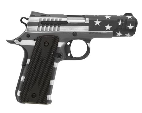 Citadel CIT380USG 1911-A1 Baby Citadel .380 ACP 3.75" 7+1 USA Flag Grayscale - Citadel Firearms