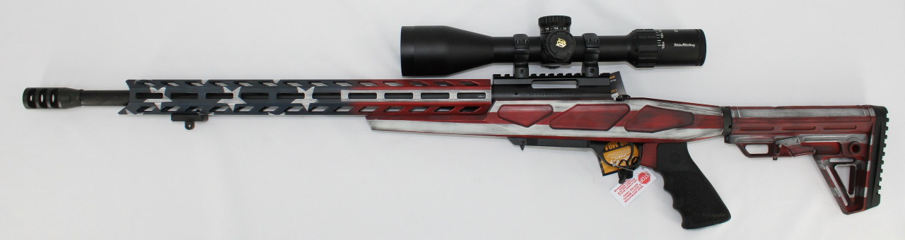 Howa HCRA70704USA Mini APC Bolt Action Rifle Package 7.62x39mm 20" 10+1 USA Flag Finish - Howa