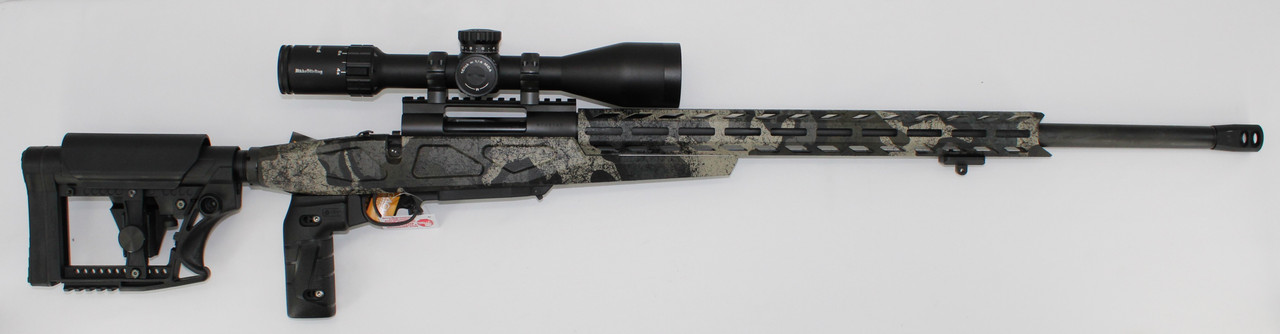 Howa HCRA72507KUMDT M1500 APC Chassis 6.5 Creedmoor 24" 10+1 Kuiu Vias Finish W/ 4-16x50 Scope, 2 Grips, Bipod - Howa